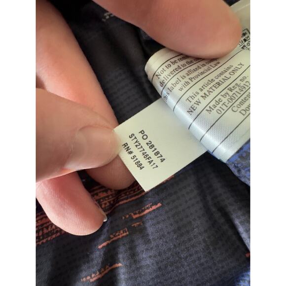 PATAGONIA Bivy Hooded Vest Orange Blue Style 27746 SMALL - Picture 9 of 9